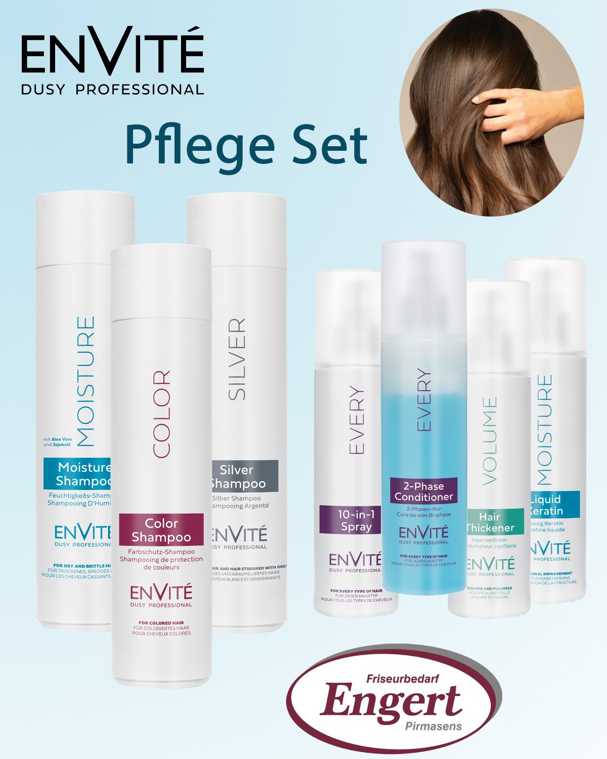 Friseurbedarf Engert Dusy Envite Kennenlern Set